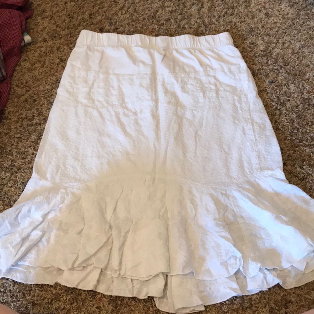 White lace shirt